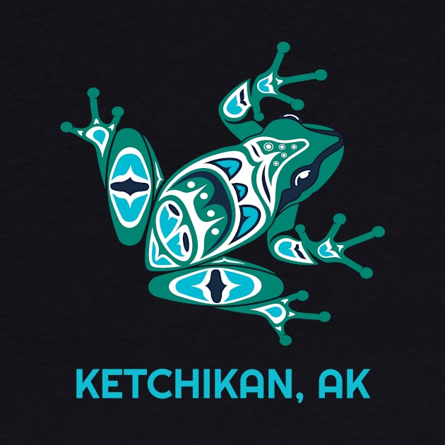 Ketchikan, Alaska Frog Pacific NW Native American Indian by twizzler3b